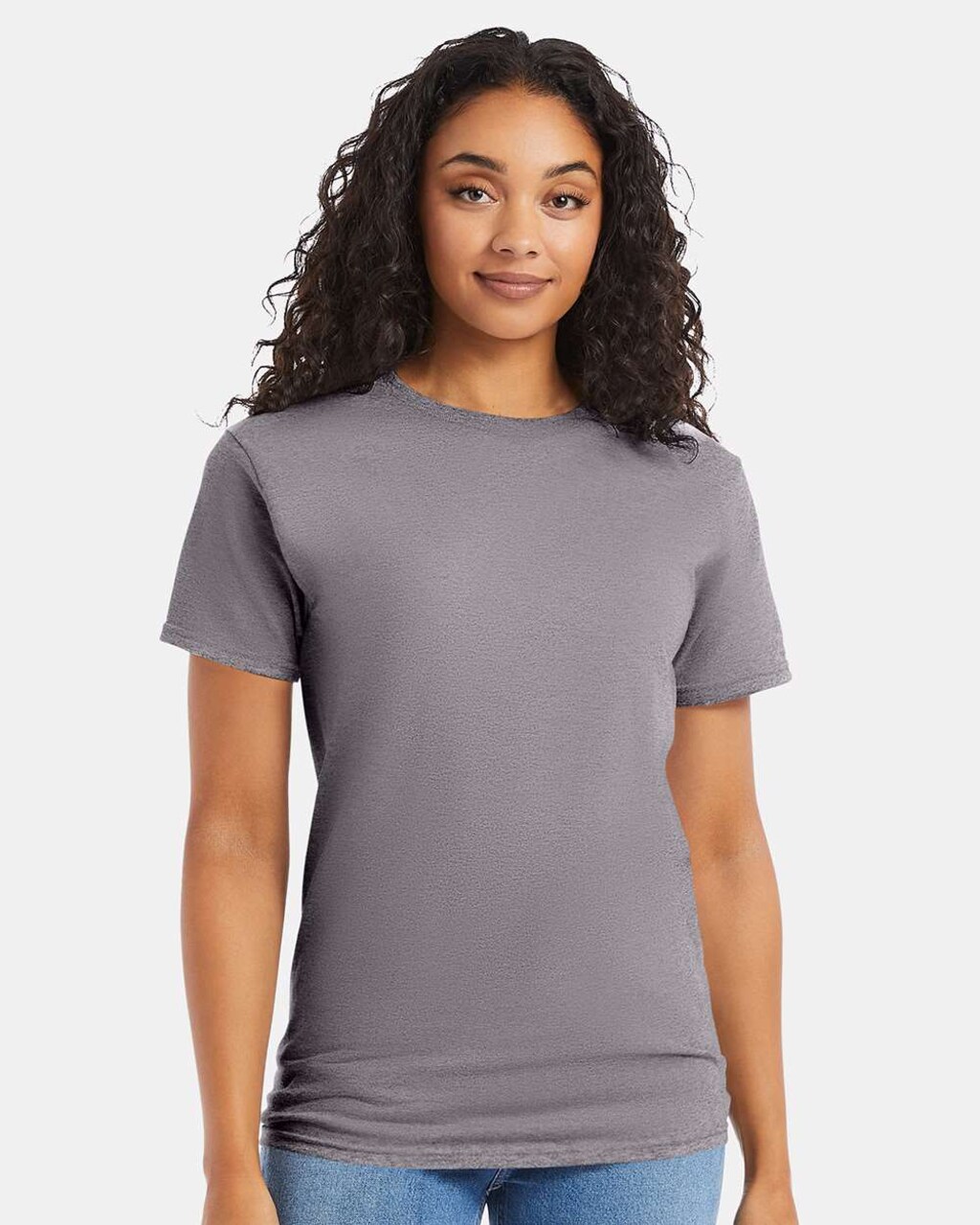 Hanes Unisex Classic Fit Crewneck Cotton T Shirt For Everyday Casual Tee